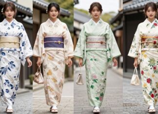 Kimono Dresses Gain Popularity with 2024 Spring Fashion Collections