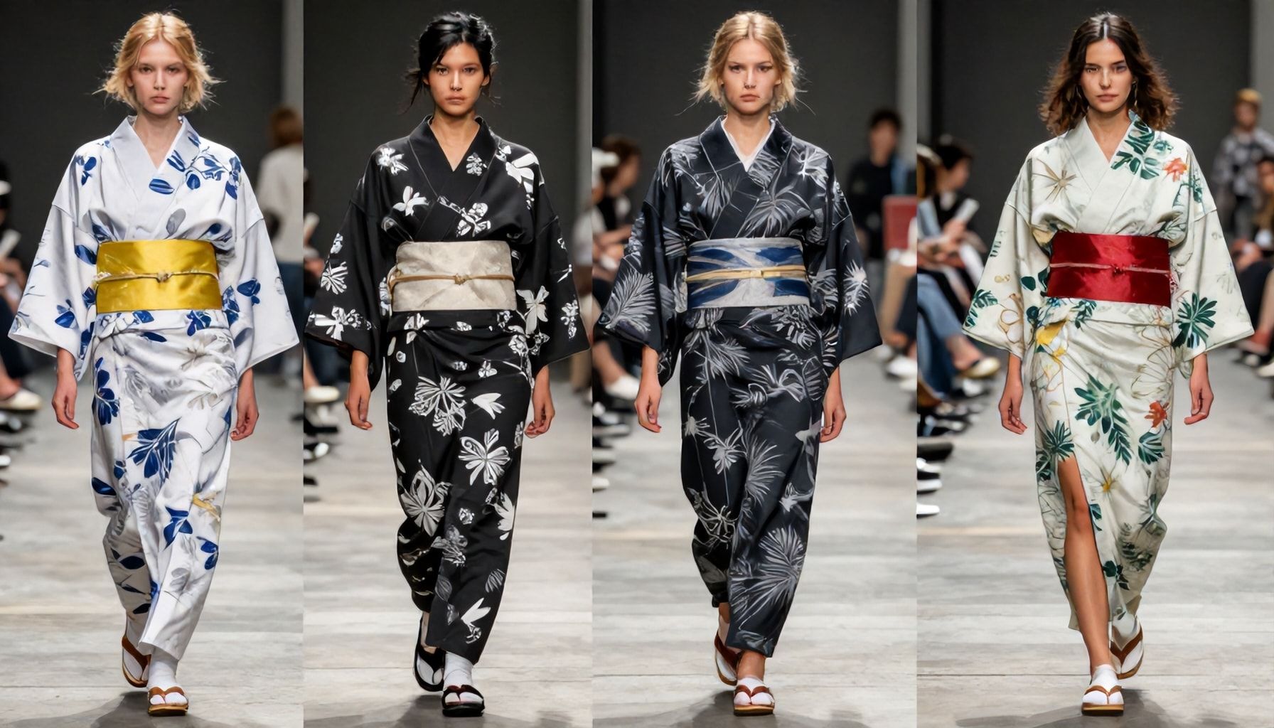 Kimono Dresses in Streetwear and Runways