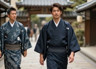 Traditional Kimono Styles for Men Gain Modern Popularity