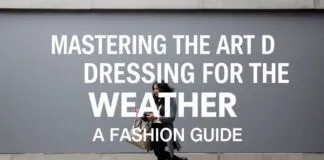 Mastering the Art of Dressing for the Weather: A Fashion Guide Mastering the Art of Dressing for the Weather: A Fashion Guide