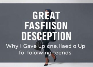The Great Fashion Lie: Why I Stopped Chasing Trends The Great Fashion Deception: Why I Gave Up on Following Trends