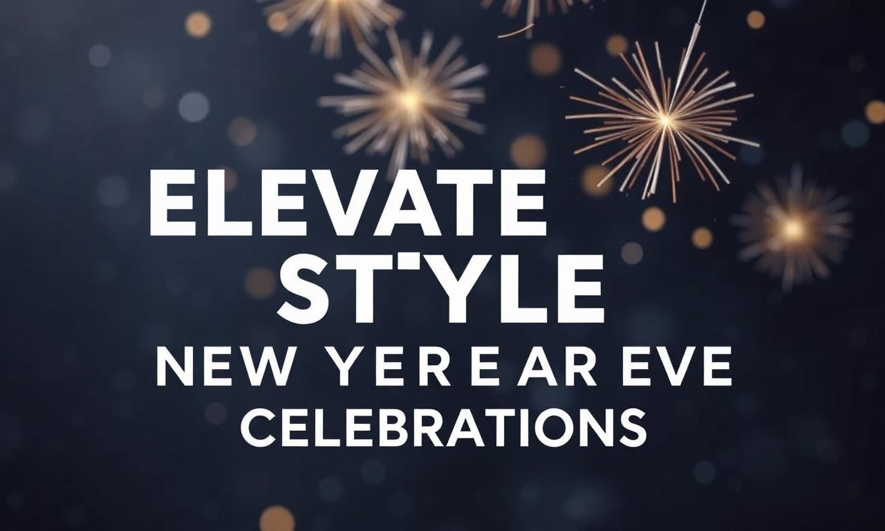 Elevate Your Style: A Guide to Fashionable New Year's Eve Celebrations