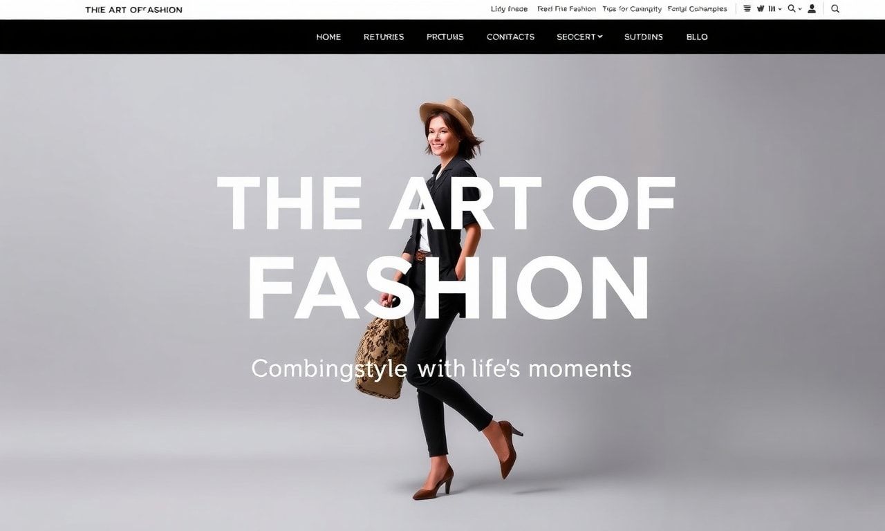 The Art of Fashion: Blending Style with Life's Moments