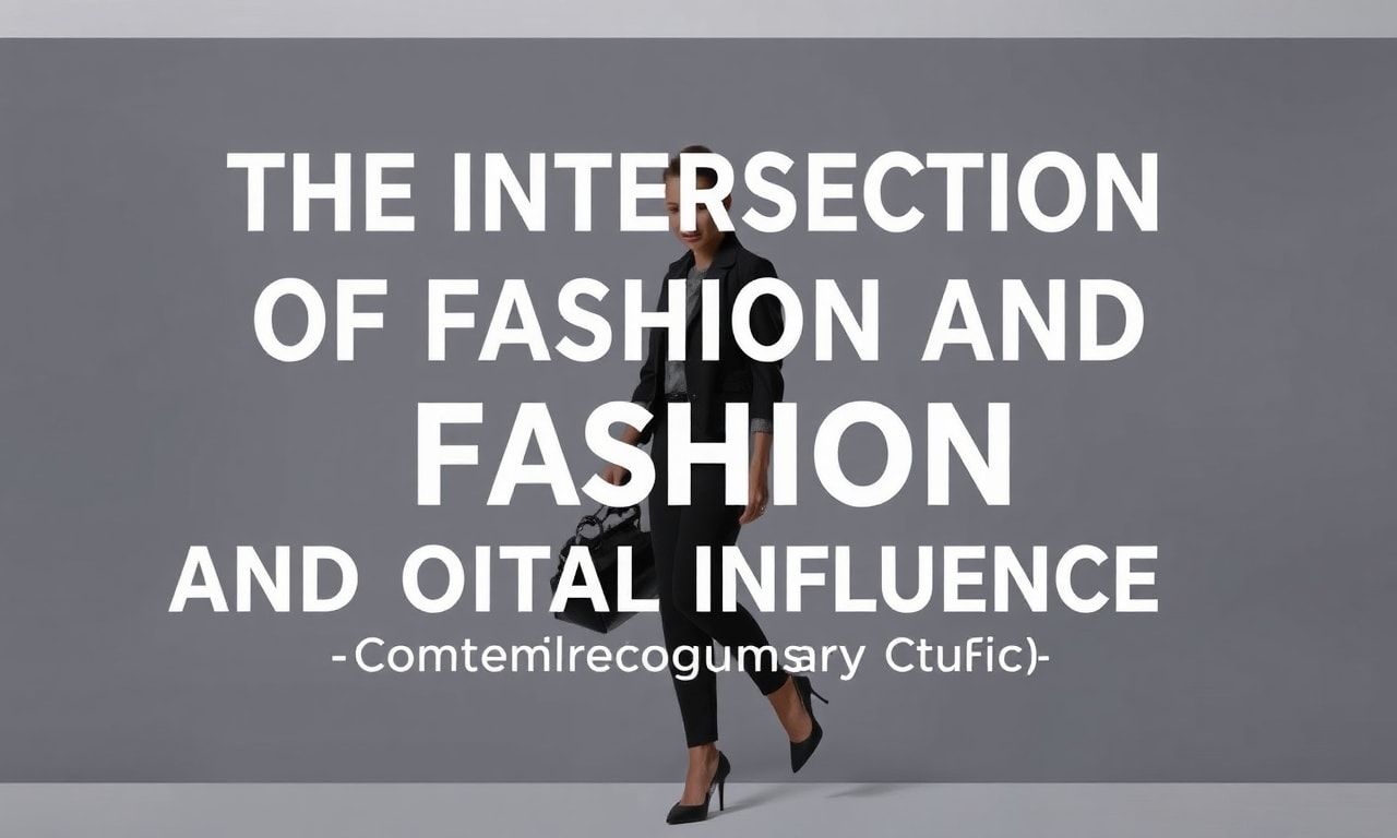 The Intersection of Fashion and Digital Influence: A Modern Guide