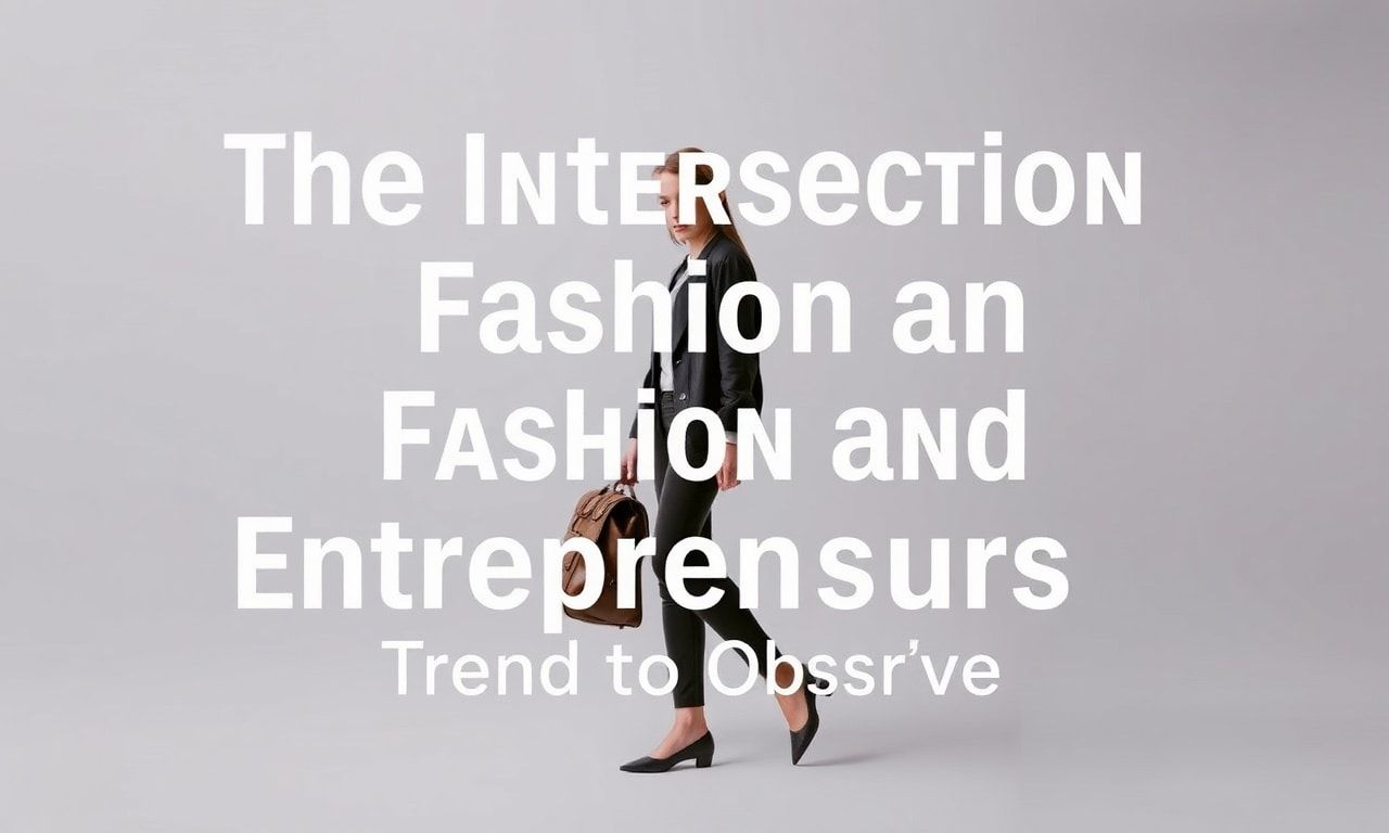 The Intersection of Fashion and Entrepreneurship: A Trend to Watch