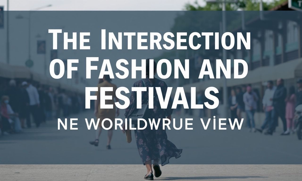 The Intersection of Fashion and Festivals: A Global Perspective