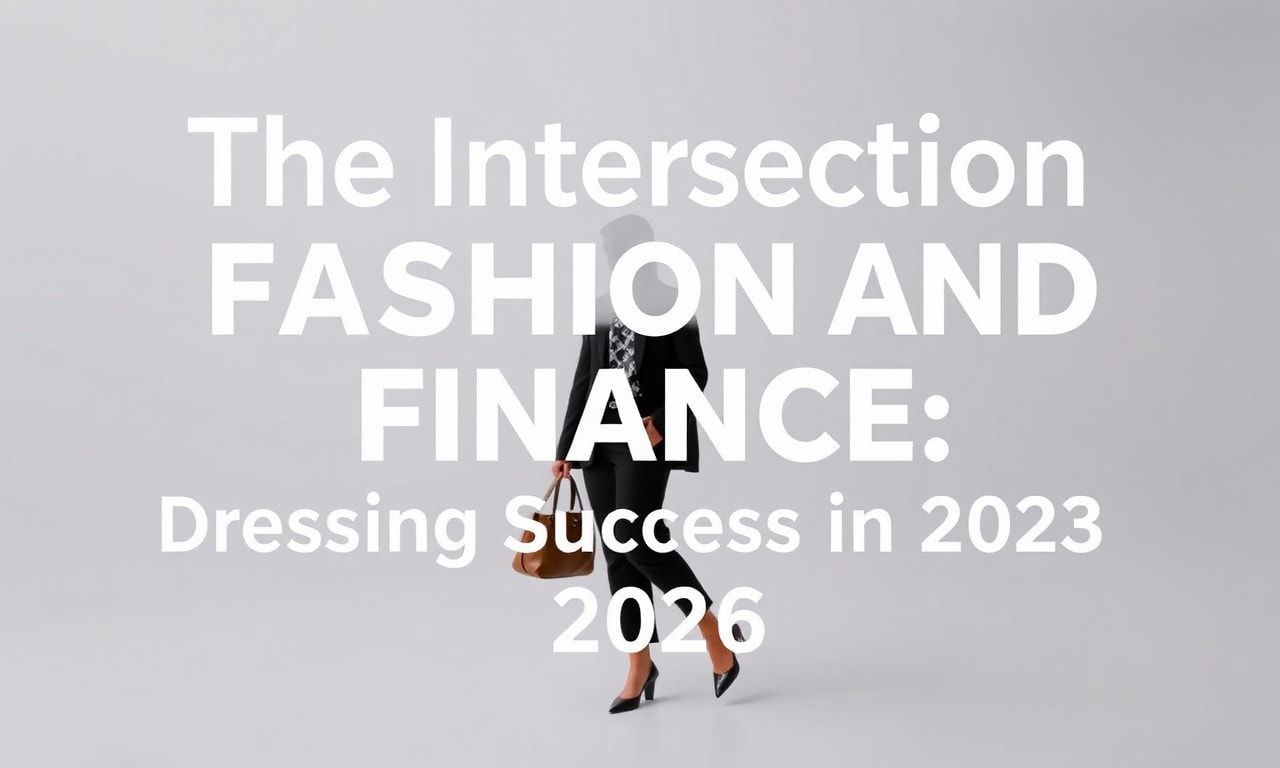 The Intersection of Fashion and Finance: Dressing for Success in 2026