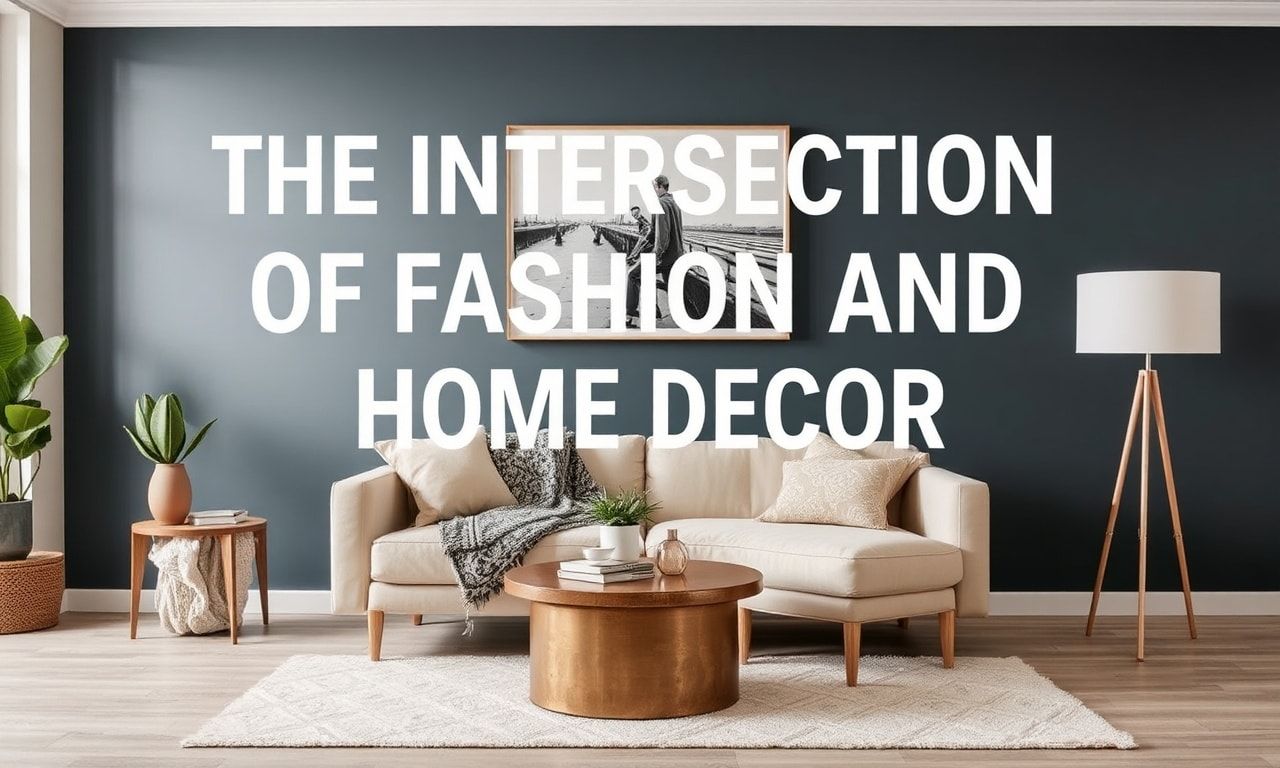 The Intersection of Fashion and Home Decor: A Guide to Styling Your Space