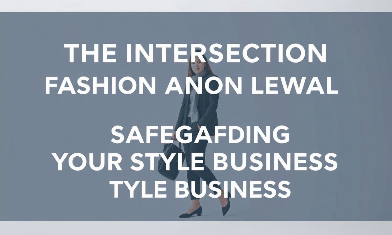 The Intersection of Fashion and Legal Savvy: Protecting Your Style Business