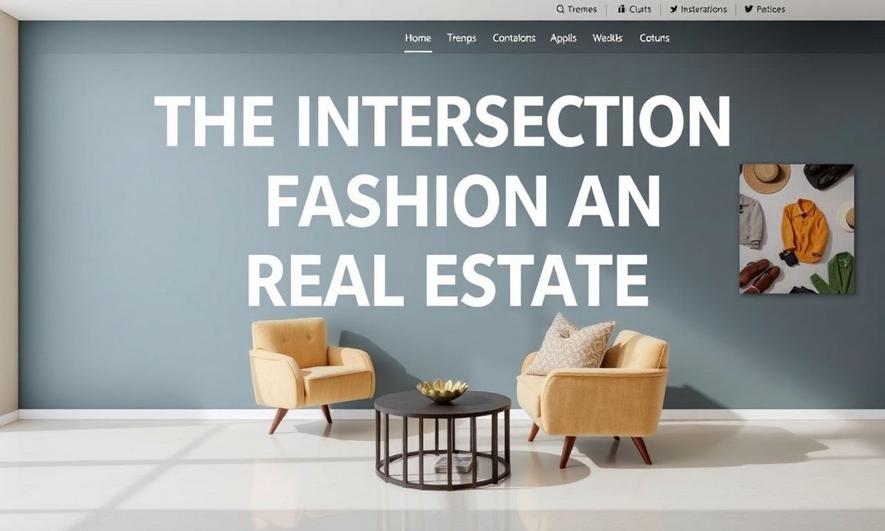 The Intersection of Fashion and Real Estate: A Unique Blend of Style and Space