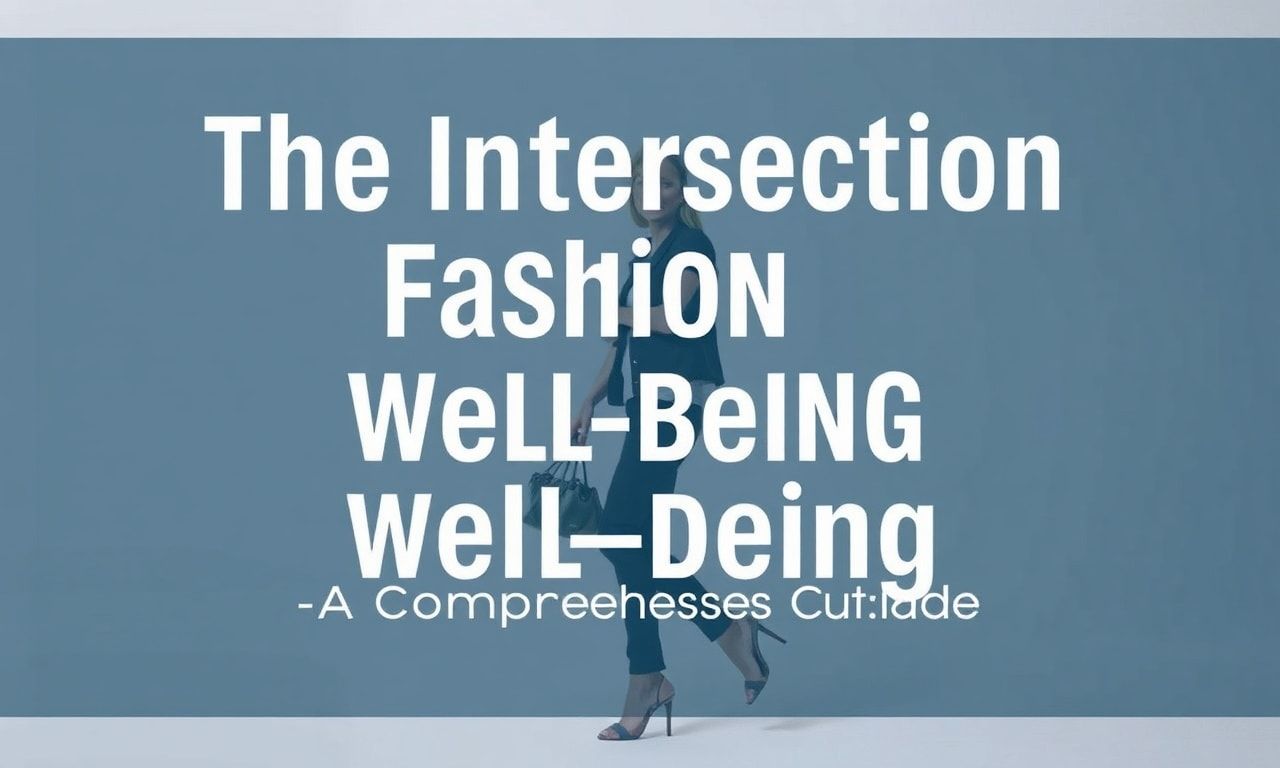 The Intersection of Fashion and Well-being: A Comprehensive Guide