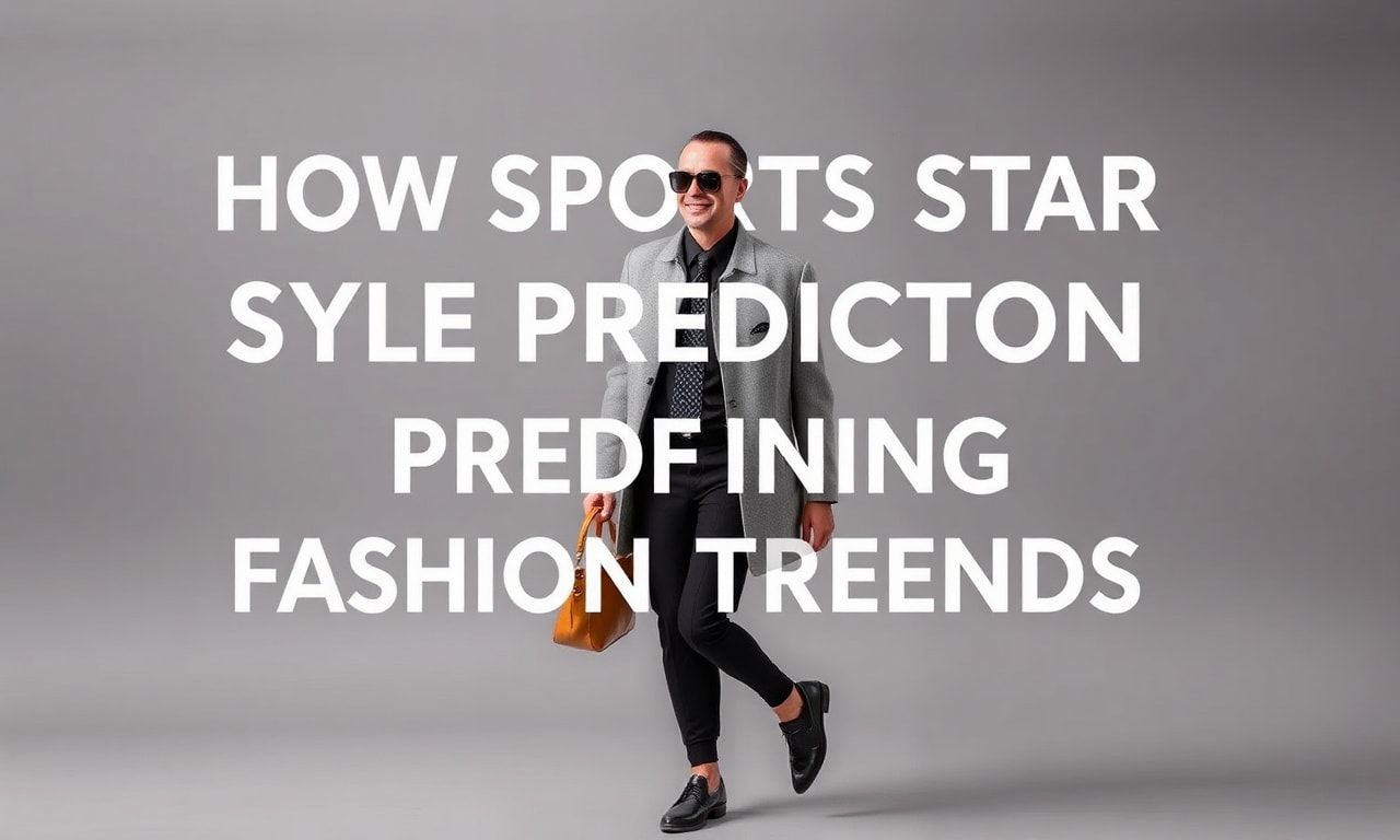 How Sports Stars' Style Predictions Are Redefining Fashion Trends