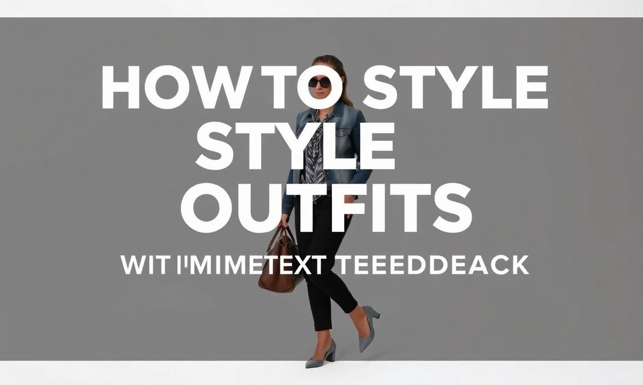 How to Style Your Outfits with Instant Text Confirmation