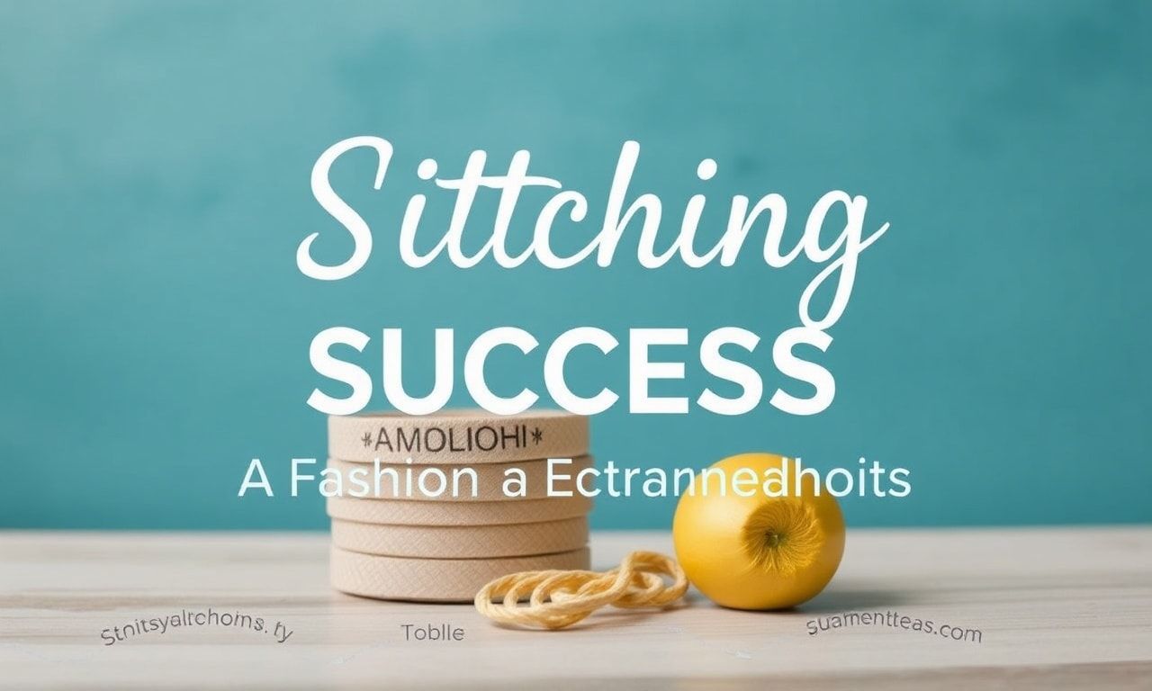 Stitching Success: A Fashion Entrepreneur's Roadmap