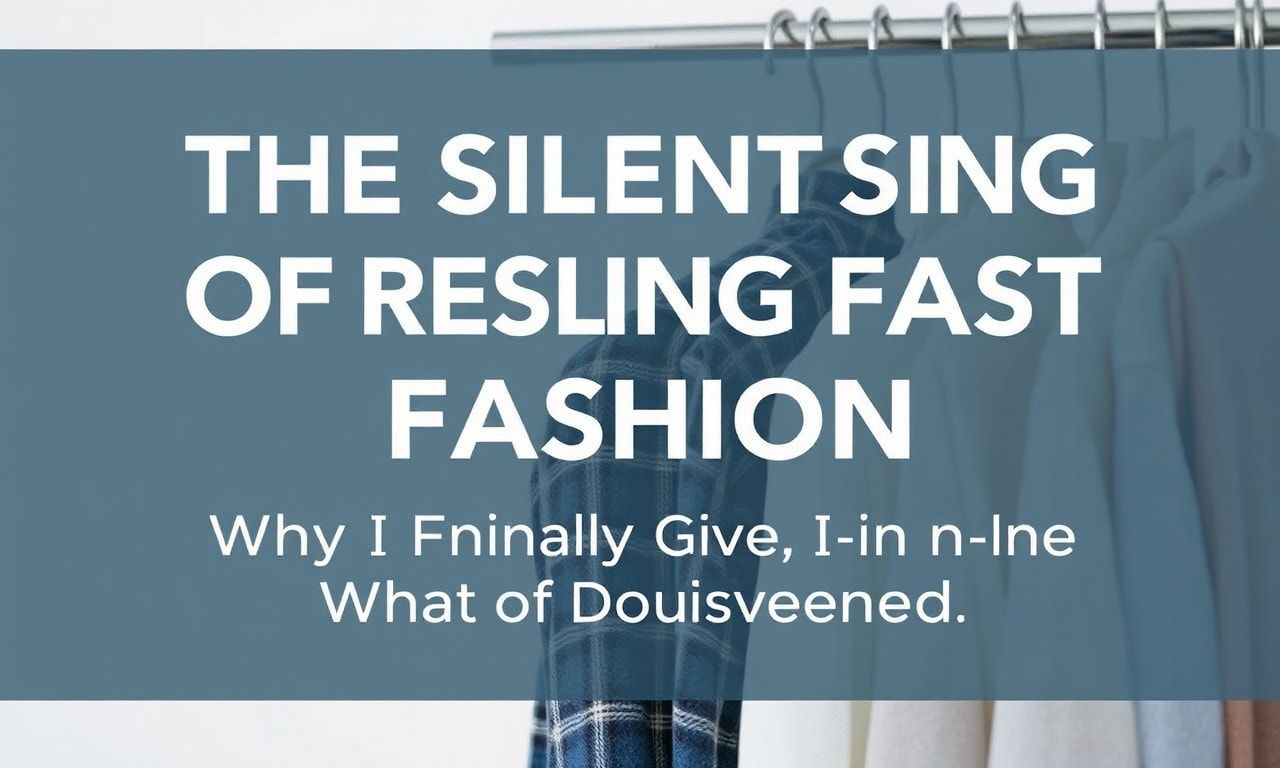 The Quiet Rebellion of Fast Fashion Resale: Why I Finally Caved and What I Learned