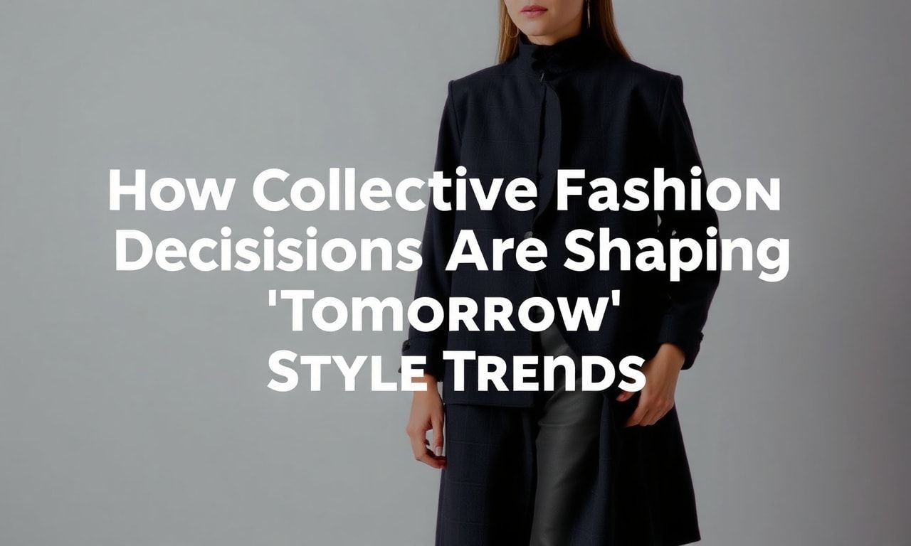 How Collective Fashion Decisions Are Shaping Tomorrow’s Style Trends